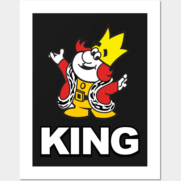 Retro Burger King Wall Art by Chewbaccadoll